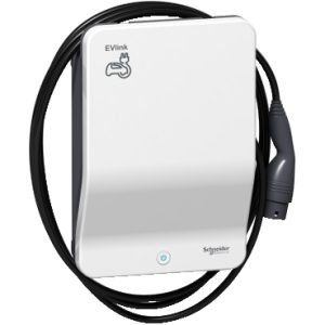 EVlink Smart Wallbox - 7 kW - Attached cable T2 - Key