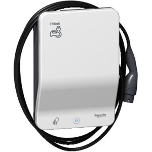 EVlink Smart Wallbox - 7 kW - Attached cable T2 - RFID